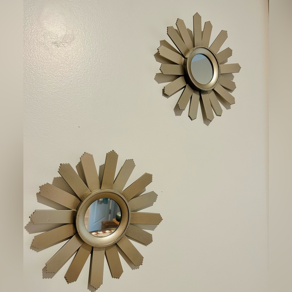 Decorative Mirror pair